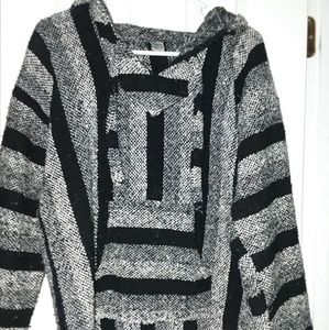 Rasta baja hoodie/ drug rug